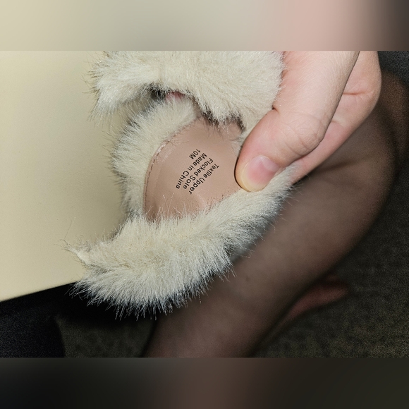 Zac Posen Faux Fur Slides - Picture 4 of 5